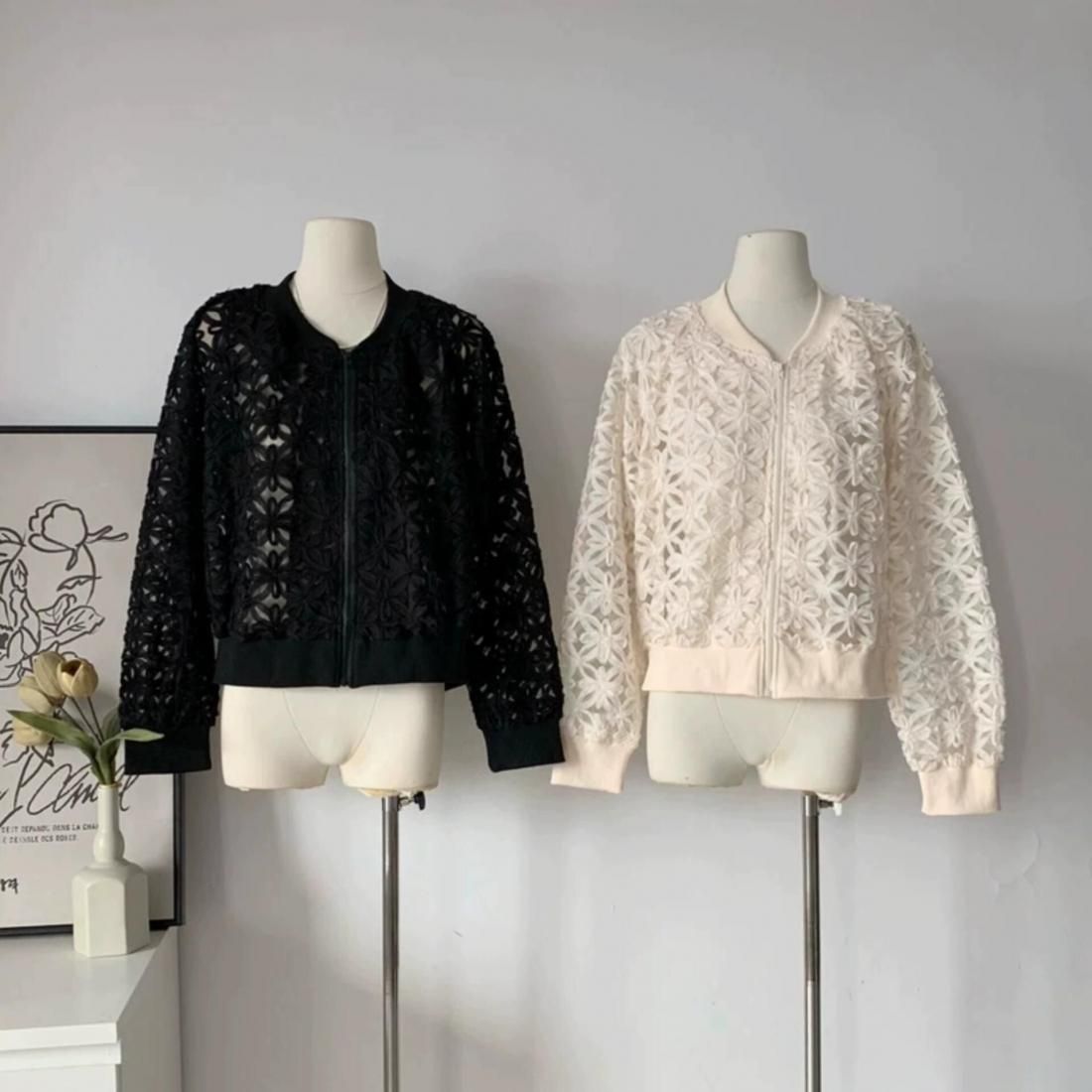 Bloom organza blouson