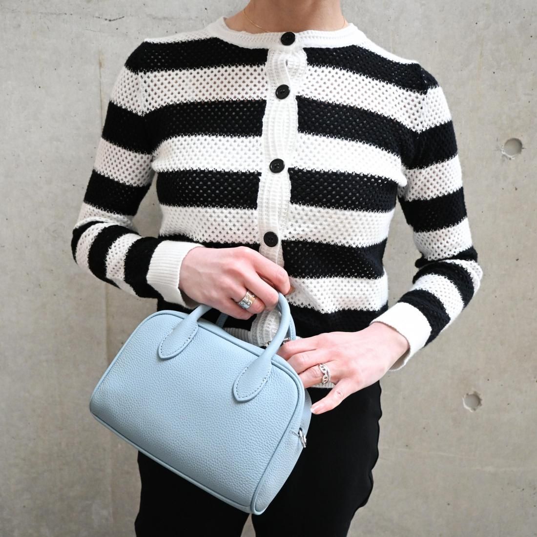 Mesh border cardigan