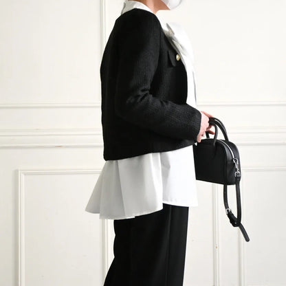 Big bow tie blouse