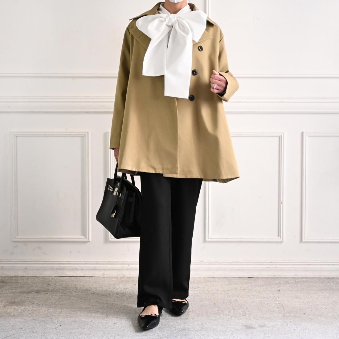 Big bow tie blouse