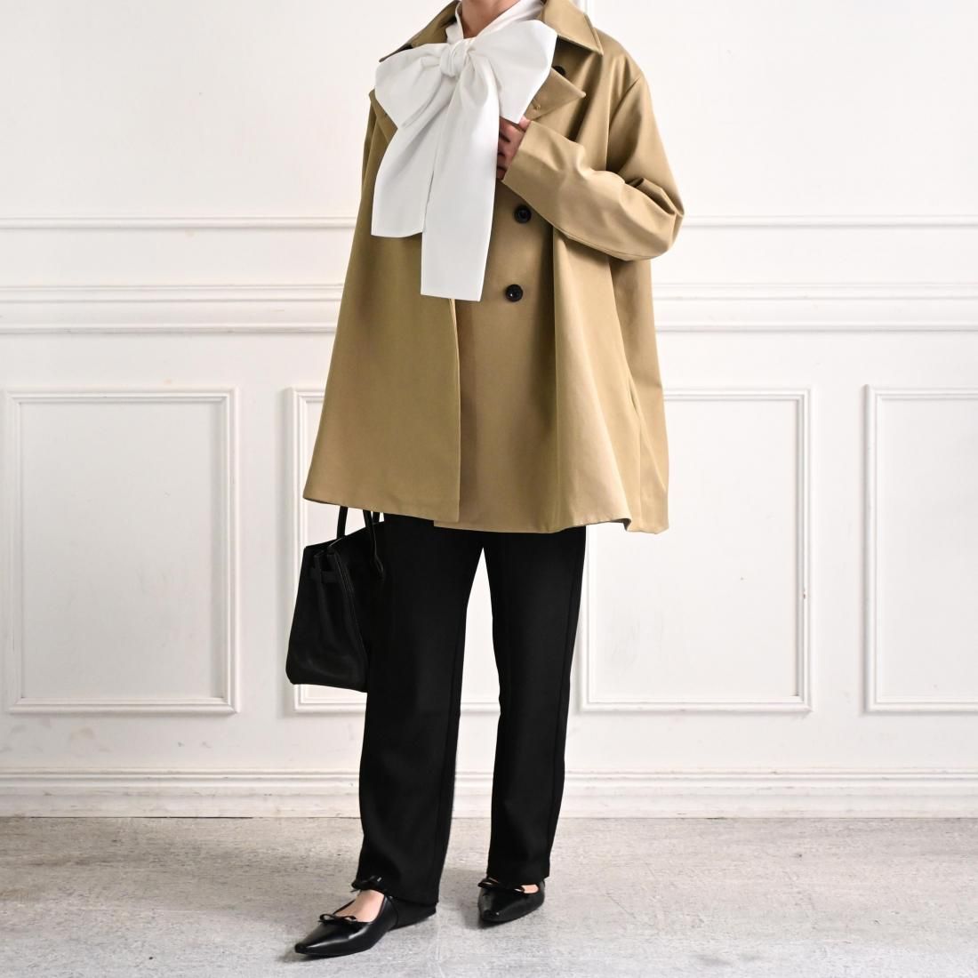 Big bow tie blouse