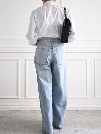 Big bow tie blouse