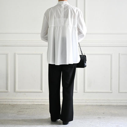 Big bow tie blouse