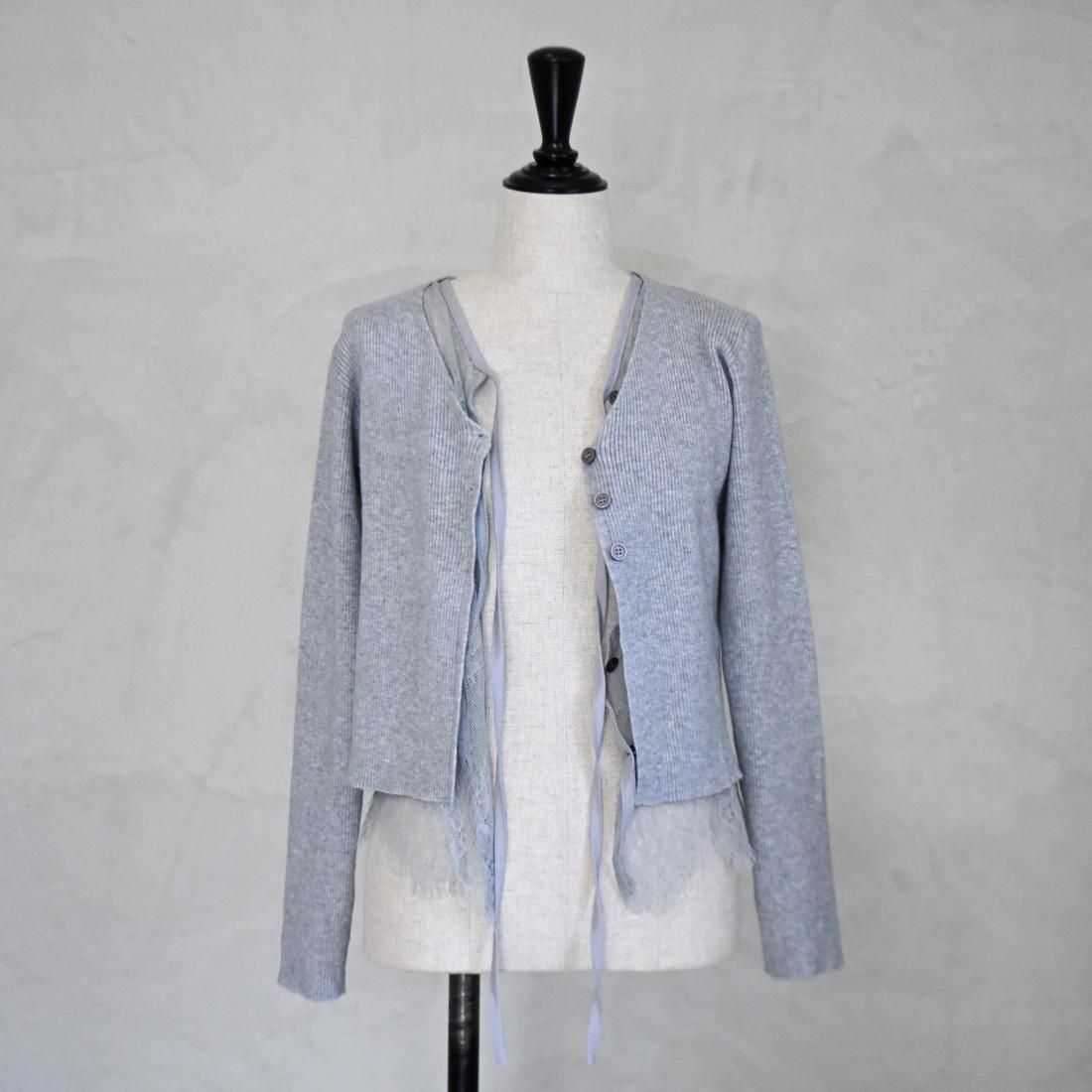 Docking lace cardigan