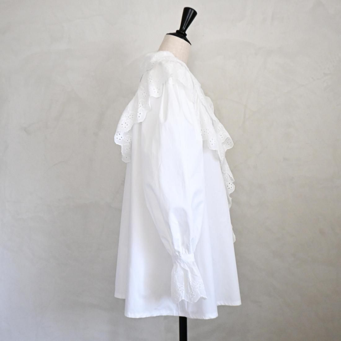 即納☆Lace Frill Blouse