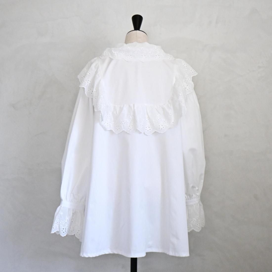 即納☆Lace Frill Blouse