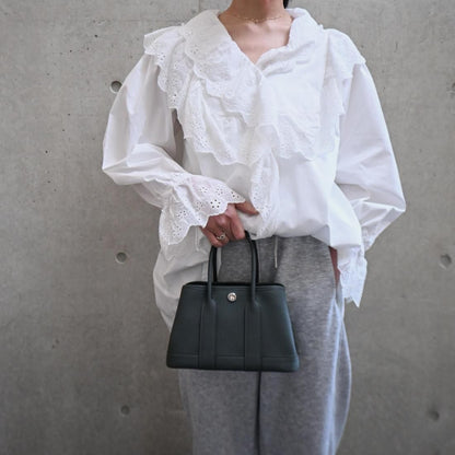 即納☆Lace Frill Blouse