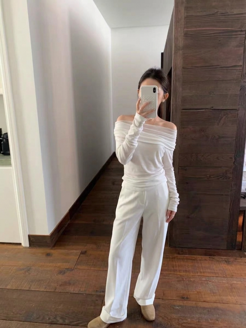 Tule off-shoulder tops