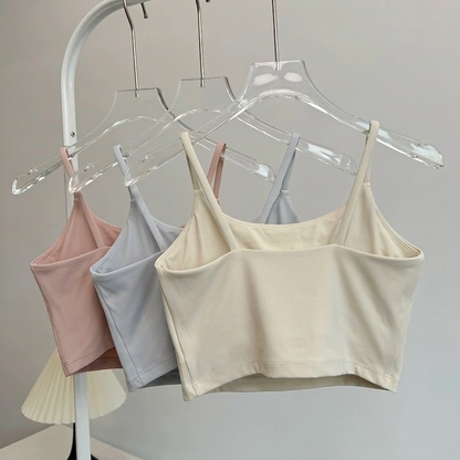 Mesh cropped tops set
