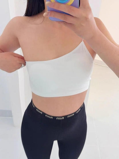 One-Shoulder Bra Top