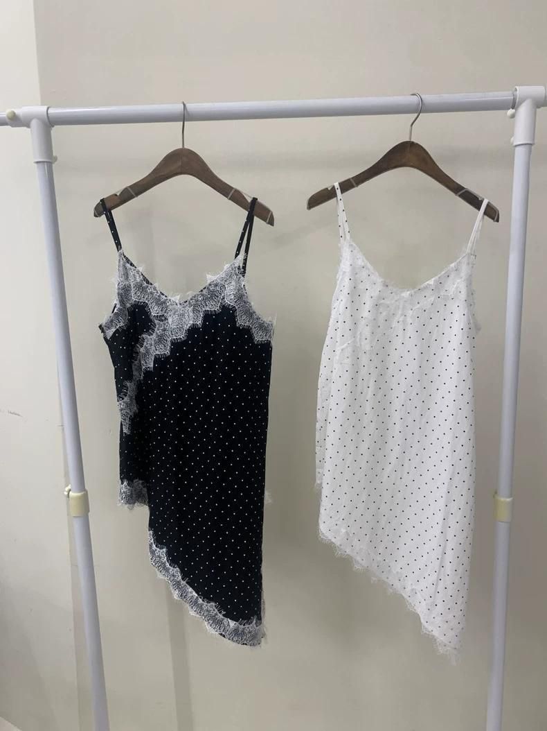 Lace dot cami