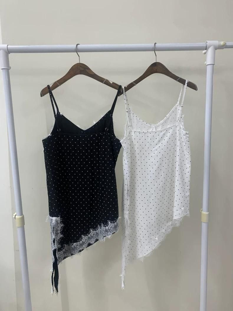 Lace dot cami