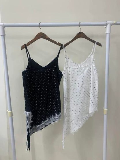Lace dot cami