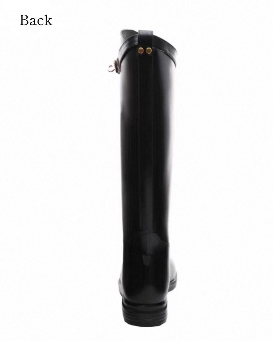 Belt rain boots