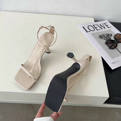 Square Toe Thong Sandals