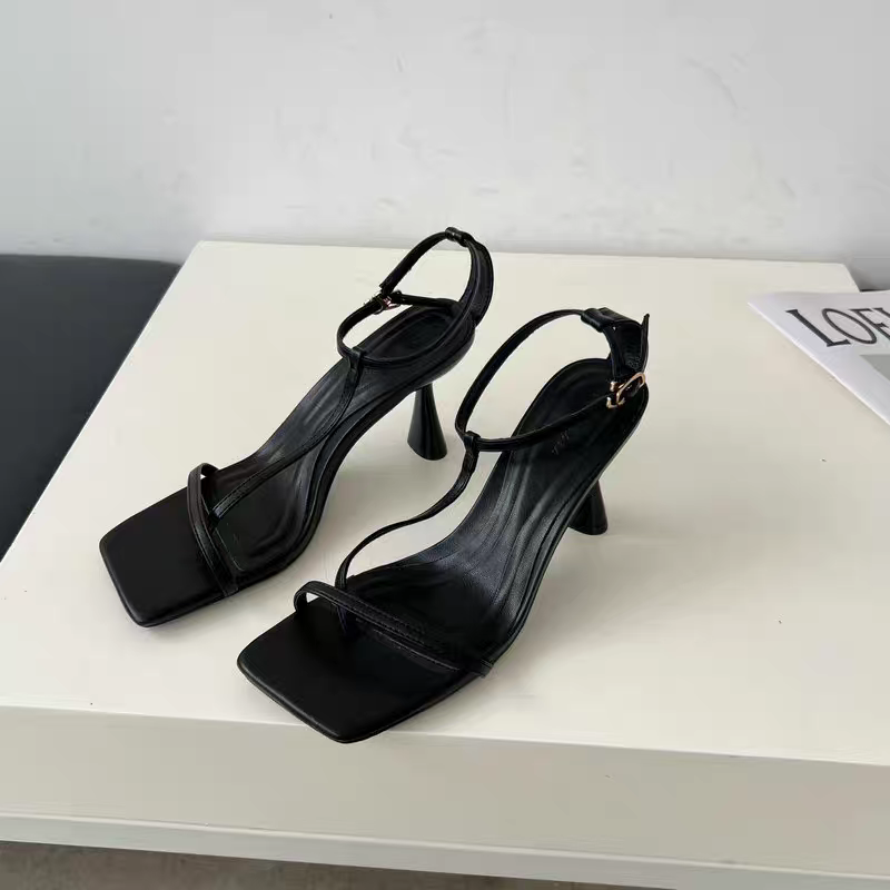 Square Toe Thong Sandals