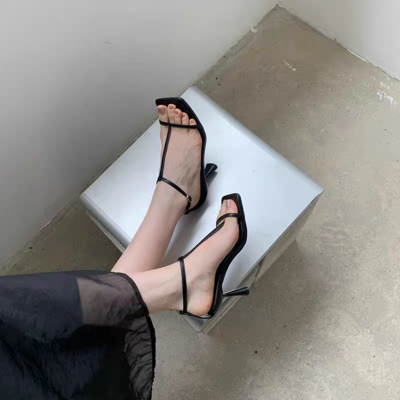 Square Toe Thong Sandals
