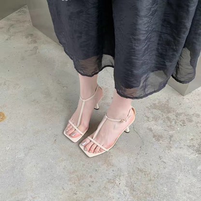 Square Toe Thong Sandals
