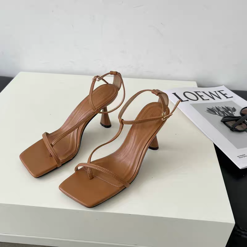 Square Toe Thong Sandals