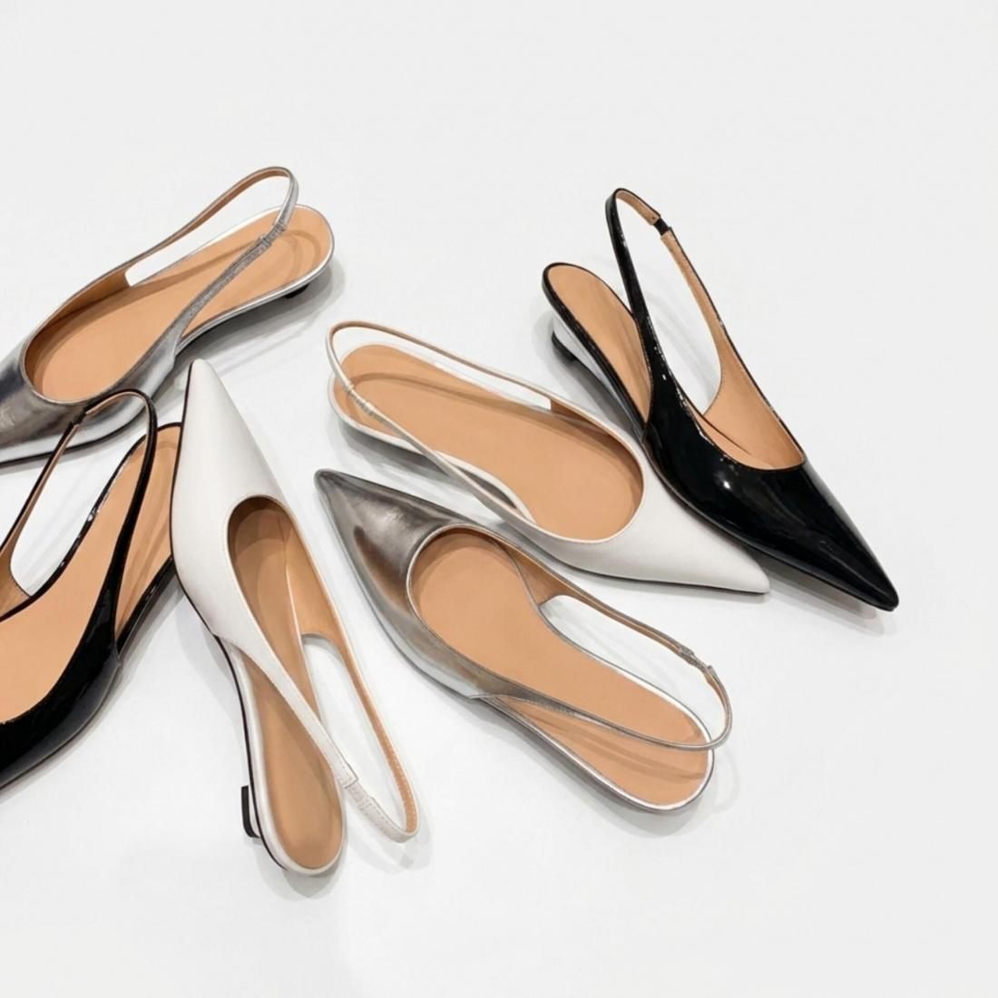 Pointed Slingbacks