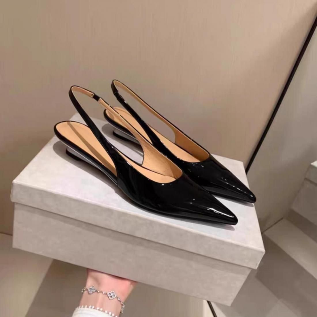 Pointed Slingbacks