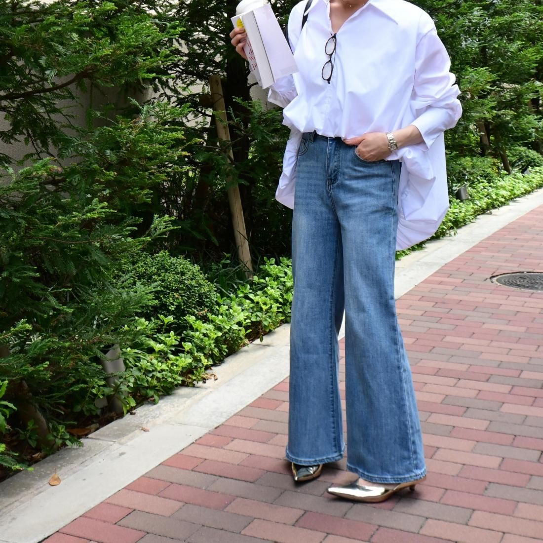 162cm 48kg / Ssize 10分丈着用