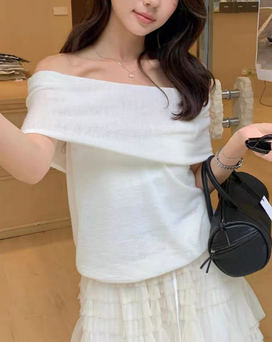 Soft Off-Shoulder Knit