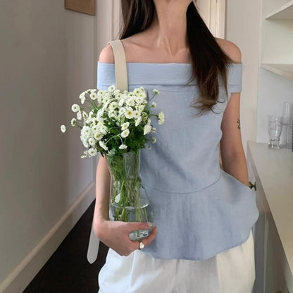 Soft Frill Off-Shoulder