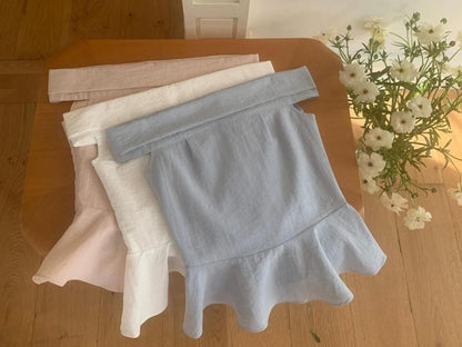 Soft Frill Off-Shoulder