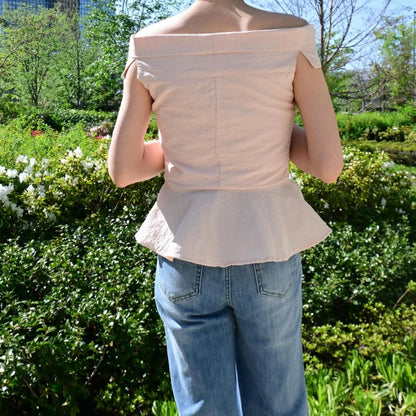 Soft Frill Off-Shoulder