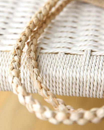 Heart Raffia Bag