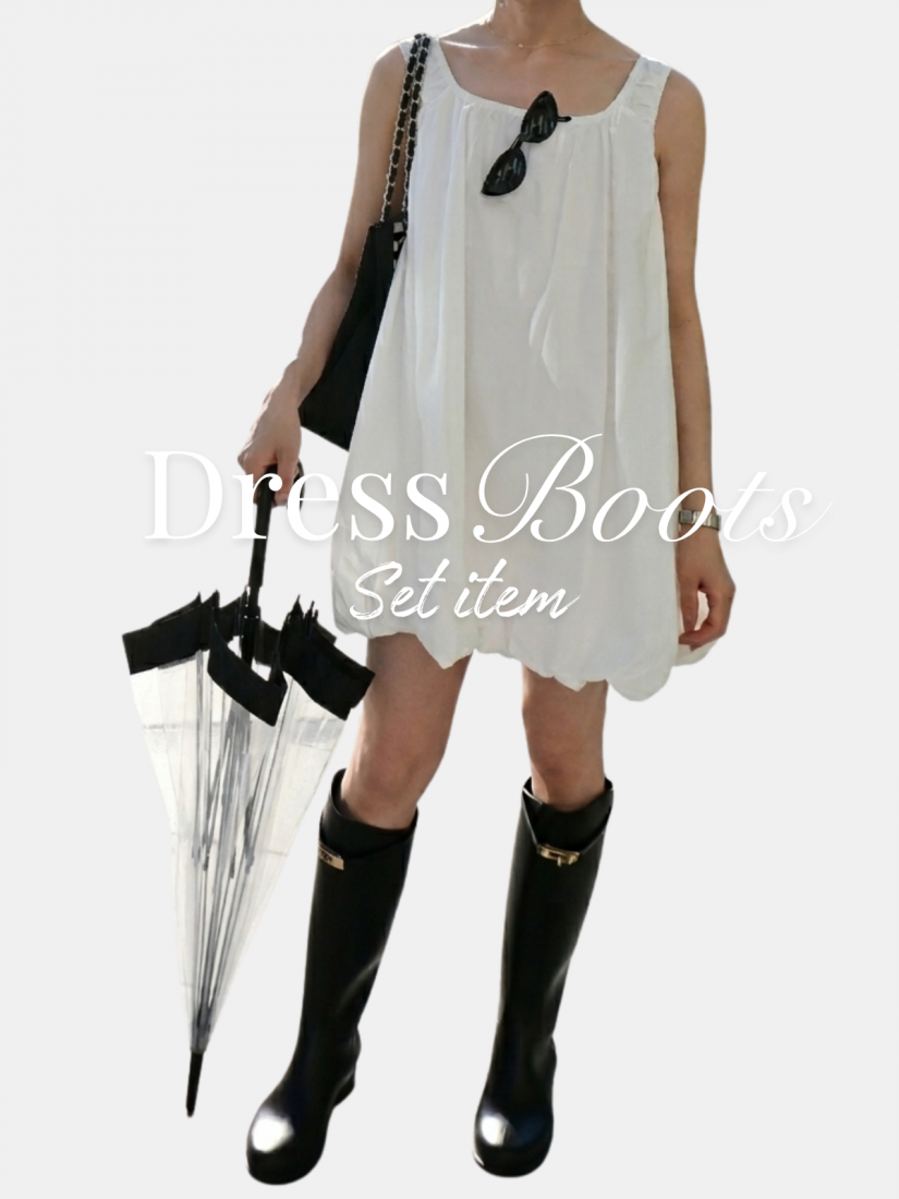 Mini dress+Boots Set