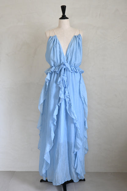 Aqua Breeze Maxi Dress