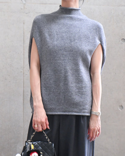 Mock Neck Relaxed Knit