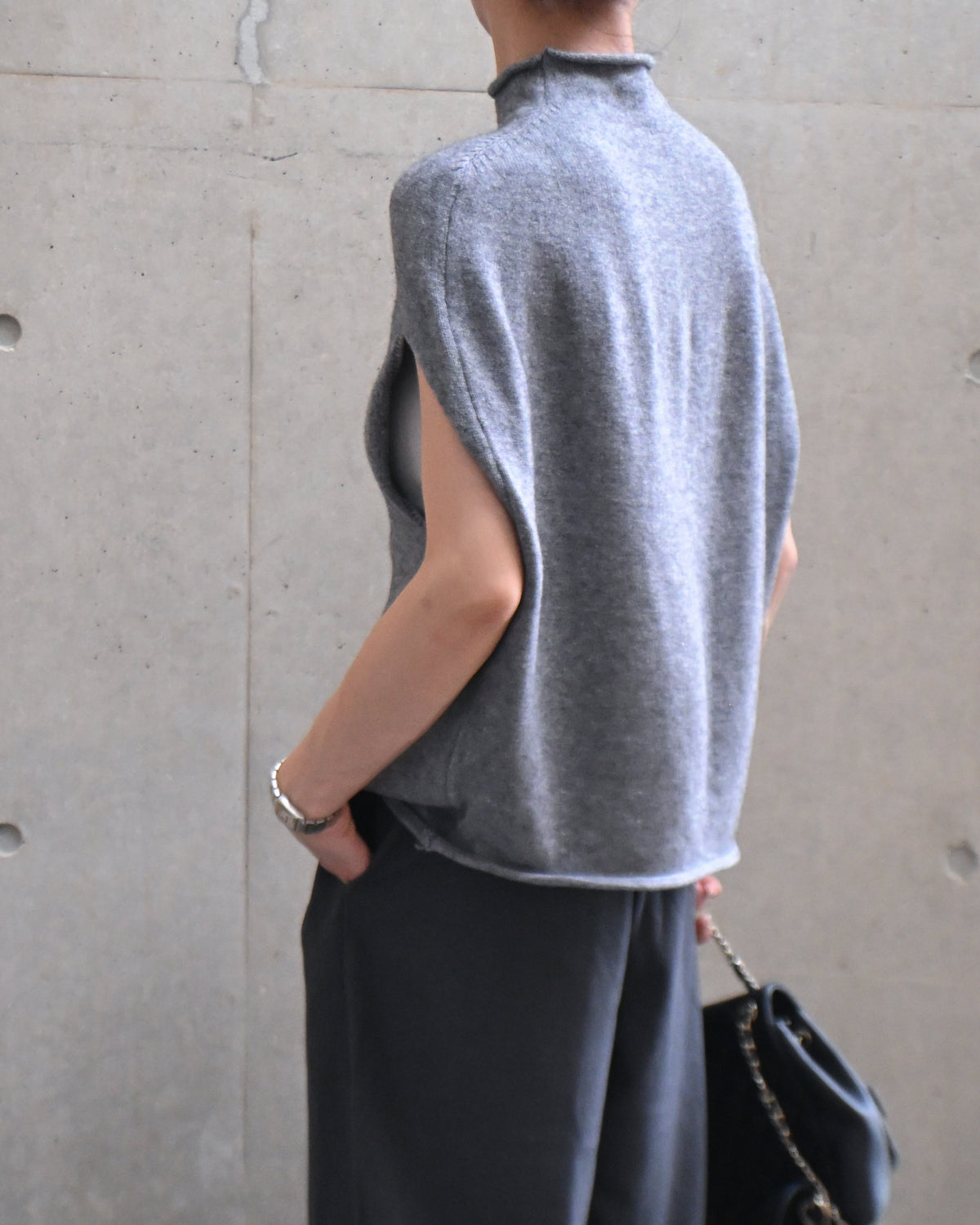 Mock Neck Relaxed Knit