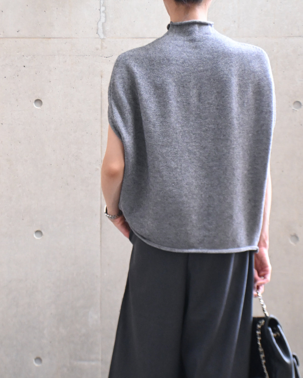Mock Neck Relaxed Knit