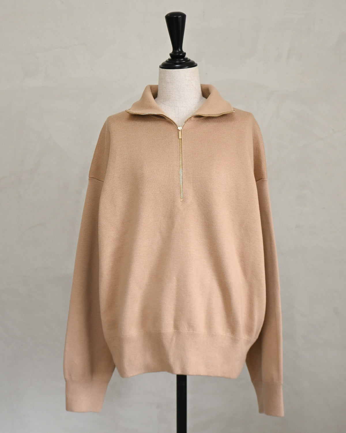Classic Half Zip Wool Knit