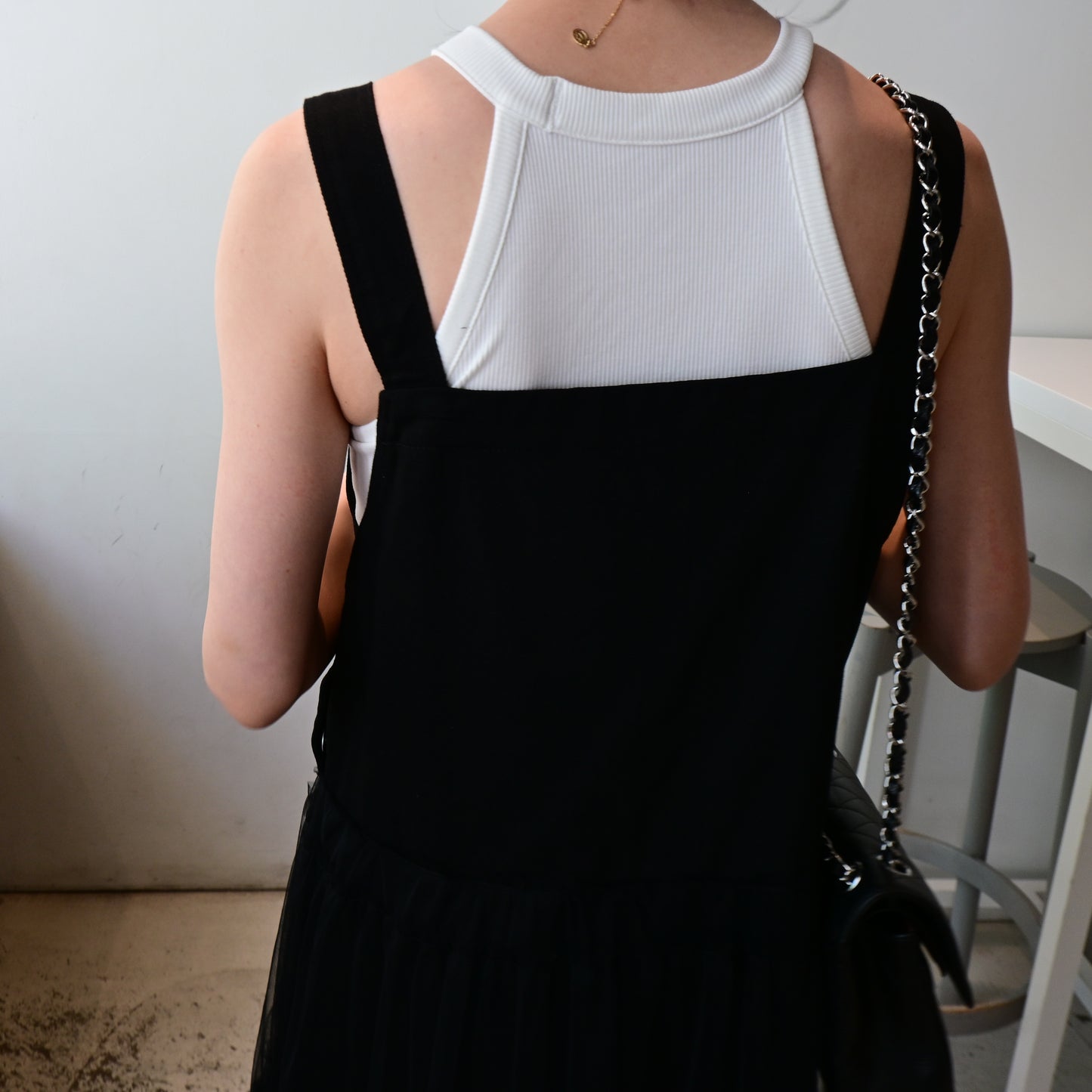 Tulle Salopette Dress