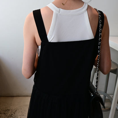 Tulle Salopette Dress