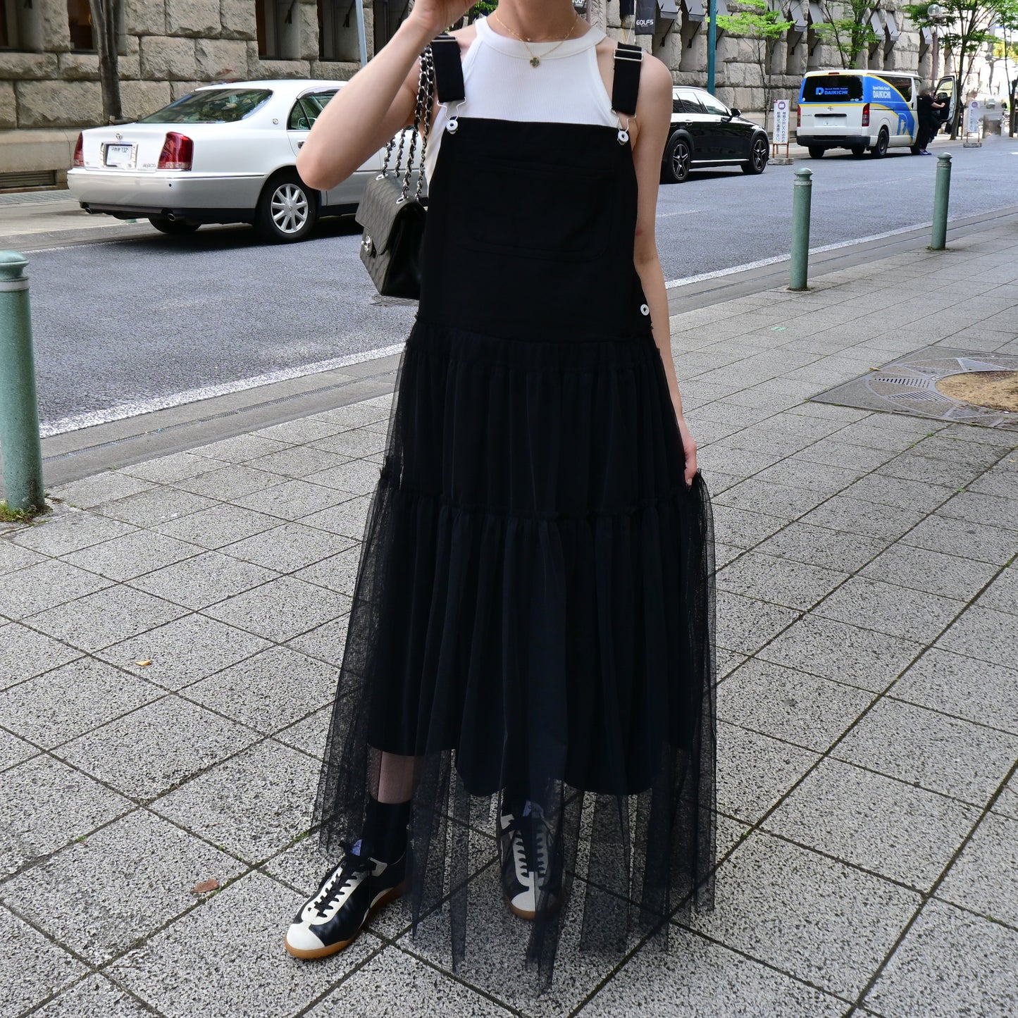 Tulle Salopette Dress
