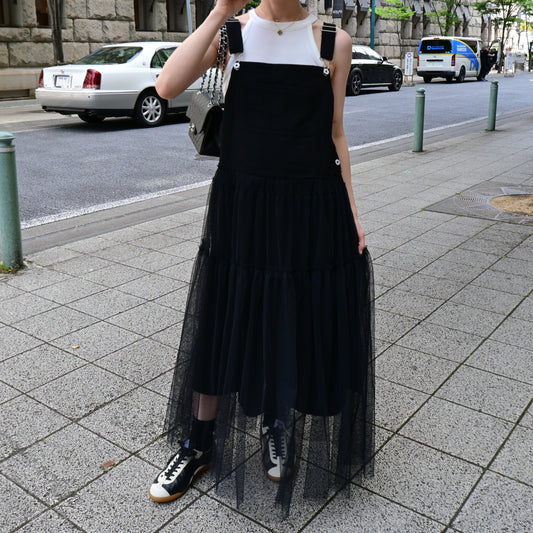 Tulle Salopette Dress
