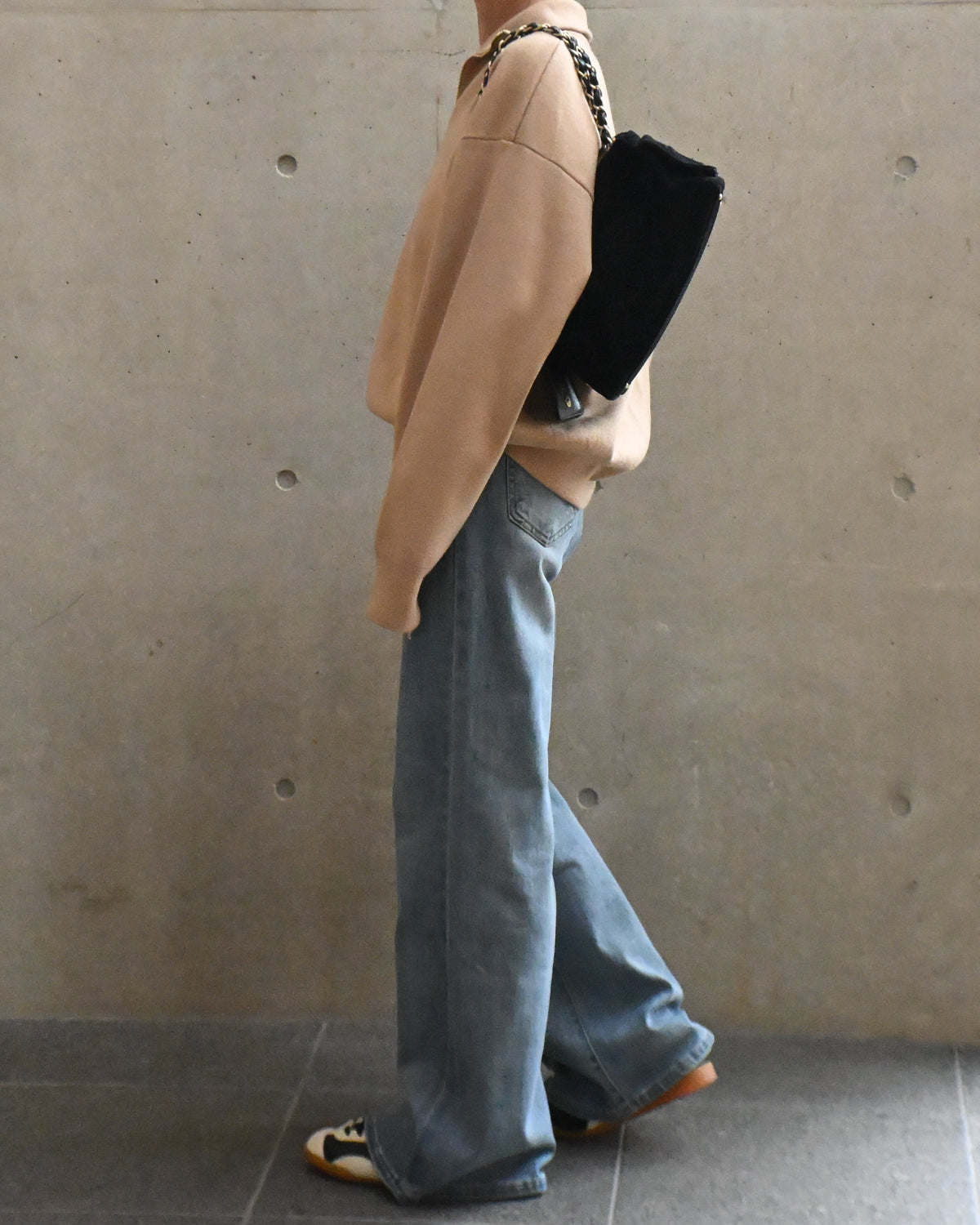Classic Half Zip Wool Knit
