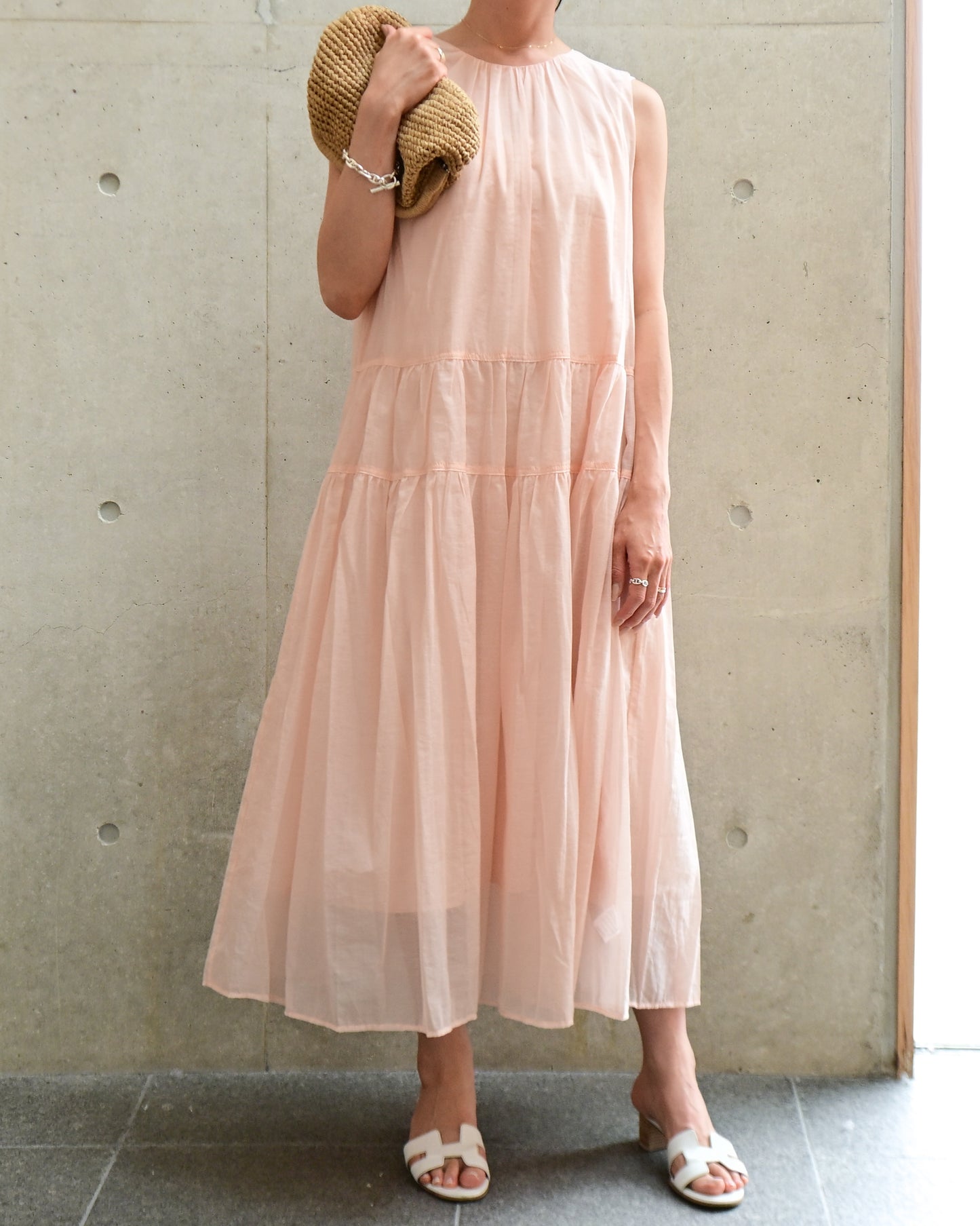 【即納】Airy Tiered Dress