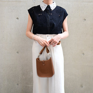 Classic Lace Collar Blouse
