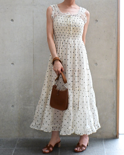 Dot Chiffon Dress