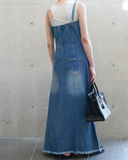 Denim Maxi Dress