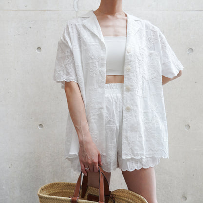 Broderie Scallop Set