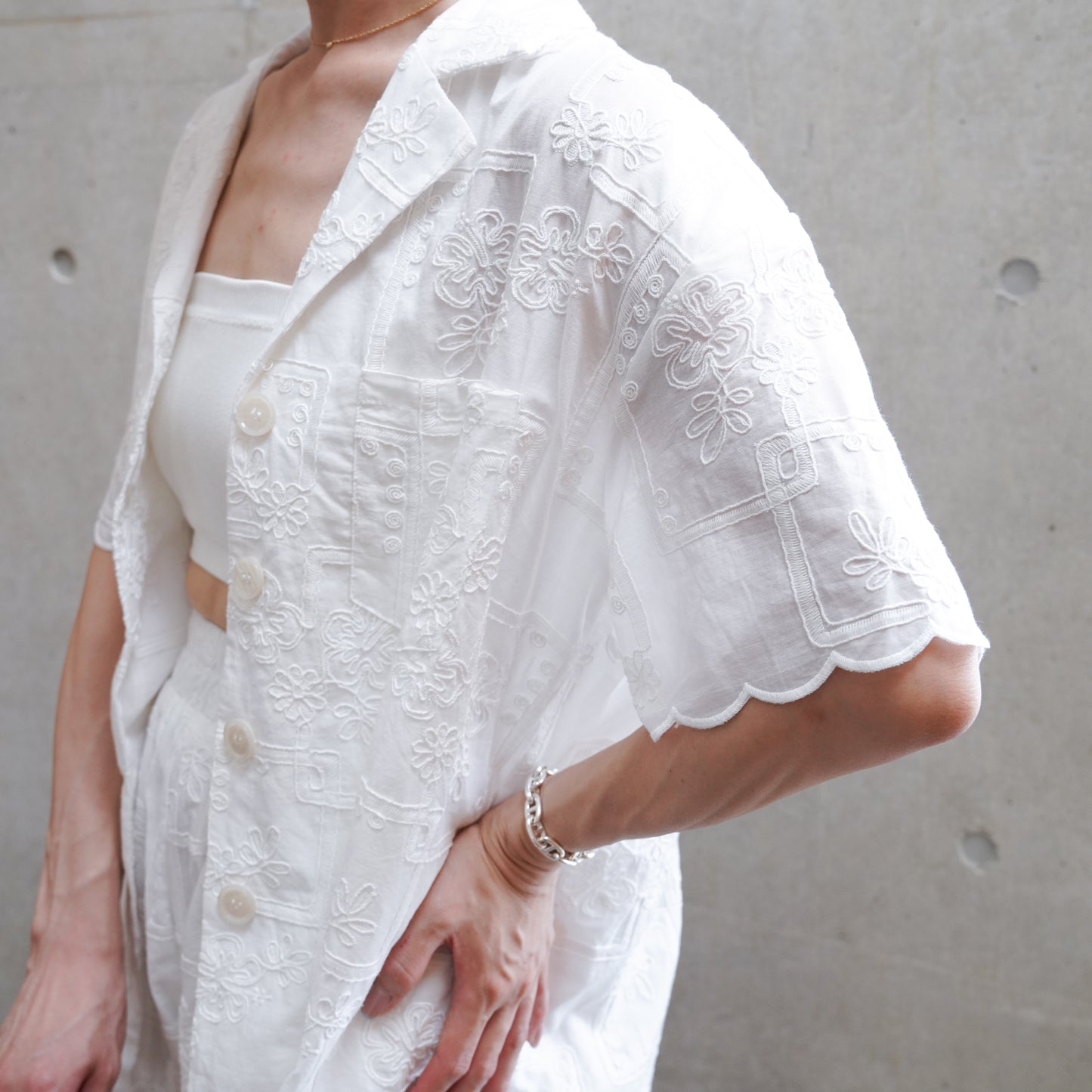 Broderie Scallop Set