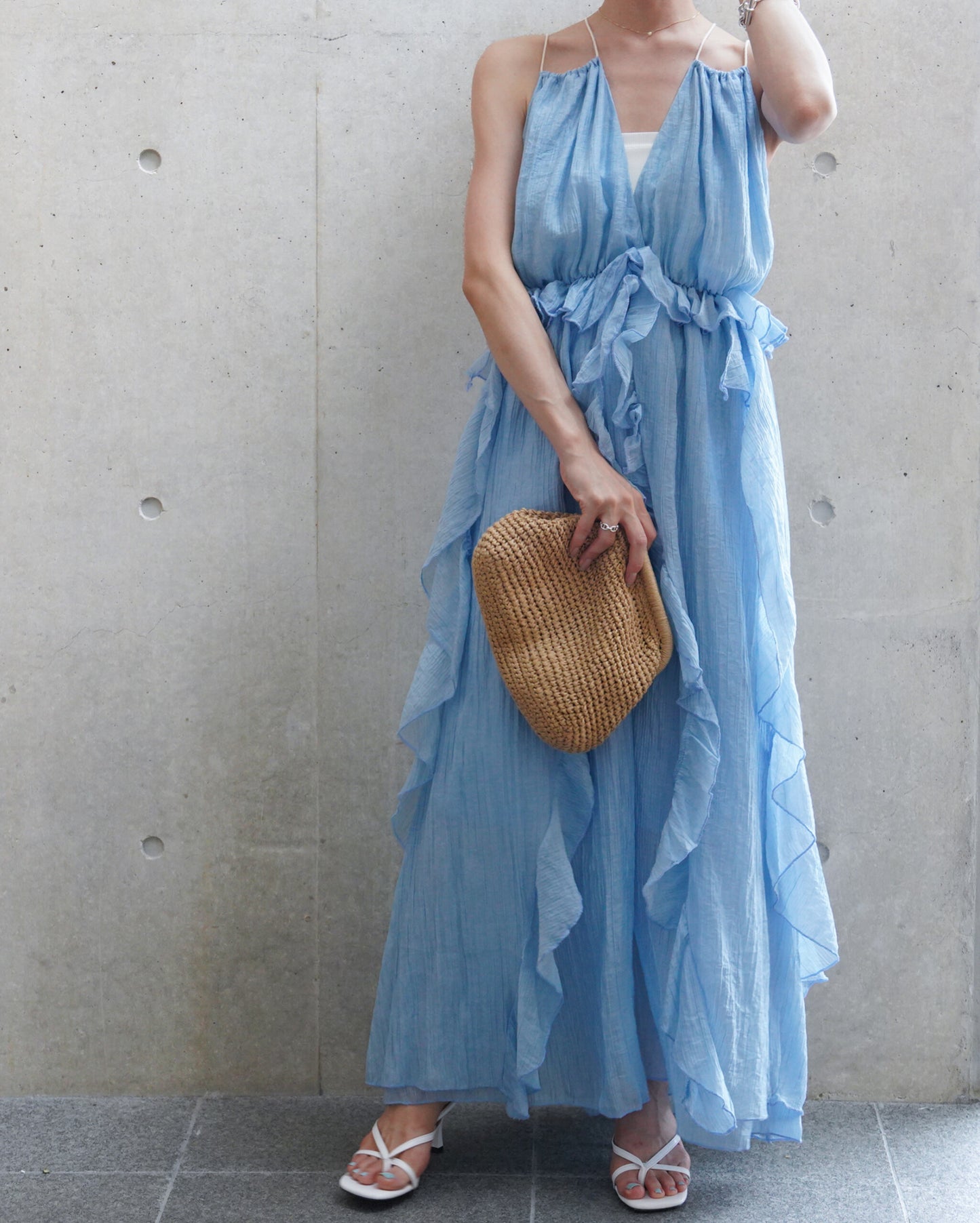 Aqua Breeze Maxi Dress