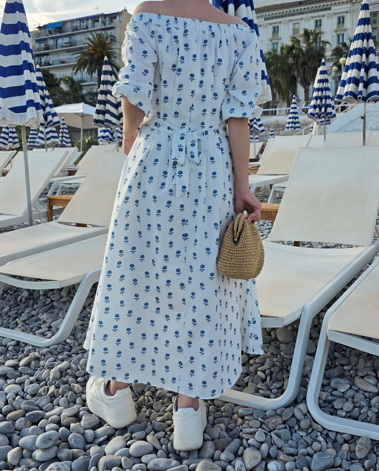 Bleu flower dress